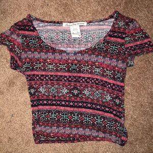 Patterned crop top